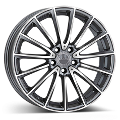 Диск R17 5x112 7,5J ET40 D66,6 MAK Komet Gun Metallic Mirror Face