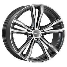 шина - euro-diski.ru Шины R19 5x112 9J ET32 D66,6 MAK X-Mode Gun Metallic Mirror Face