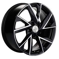 Диск R17 5x108 7J ET40 D60,1 Khomen KHW1714 (ZV 17_Chery tigo 7pro) Black-FP