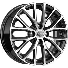 Диск R15 4x100 6J ET48 D54,1 К&К КС-782 алмаз чёрный