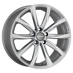 Диск R19 5x112 7J ET43 D57,1 MAK Wolf Silver