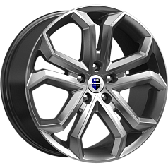 Диск R19 5x130 8,5J ET38 84,1 К&К Пандора Дарк платинум