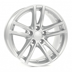 Диск R19 5x120 9J ET18 D74,1 Rial X10X Polar Silver For OEM Cap