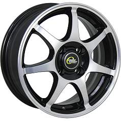 Диск R16 4x100 6J ET37 D60,1 Cross Street СR-15 BKF