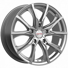 Диск R17 5x112 7,5J ET37 D66,6 K&K Твист (КС697) Дарк платинум 